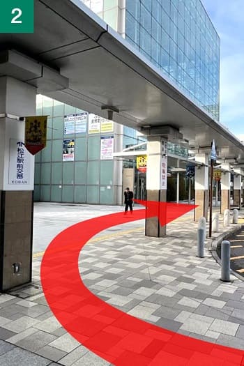 東京ノーストクリニック松江院へのアクセス２